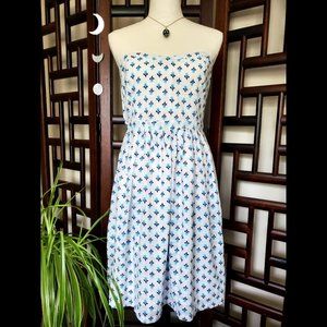 Strapless floral dress (Womens Size 8)